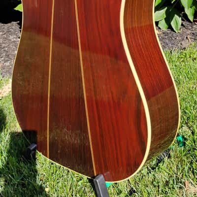 Martin D-35 acoustic guitar w/original hard case 1972 excellent condition image 3