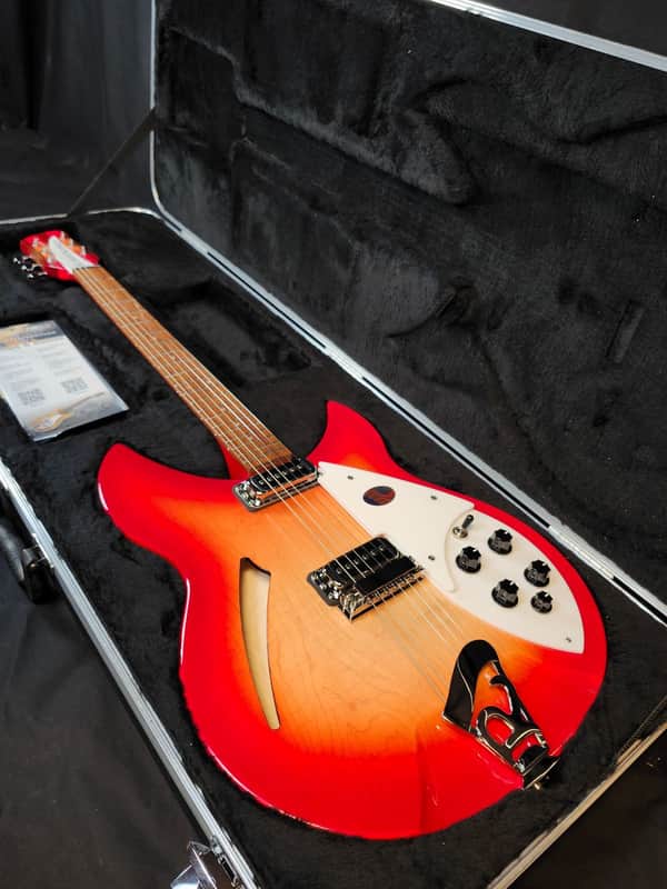 Rickenbacker 330 Fireglo, RW FB, 21 Fret, Gotoh Tuners, w/HSC image 1