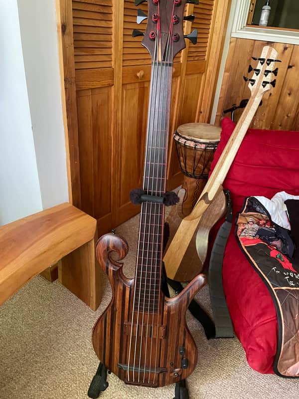 Carl Thompson 6 String Fretless 2011 - Rainbow image 1