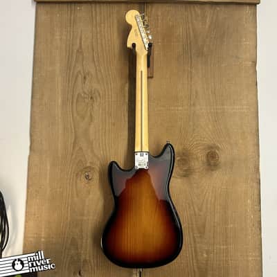 Fender American Performer Mustang Sunburst 2022 MIJ Bridge image 9