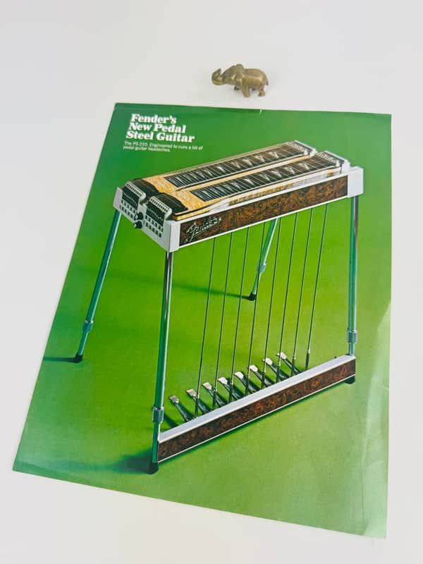Fender PS-210 Pedal Steel Guitar Flyer 1970 image 1