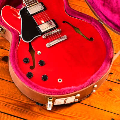 1998 Gibson ES-335 Dot Left-Handed - Cherry Red image 23