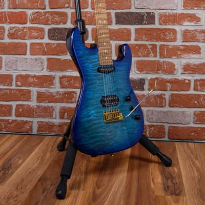 Charvel USA Custom Shop Special Edition Roasted San Dimas HS CT RST Quilted Maple Top Chlorine Burst 2024 w/OHSC (B-Stock) image 3