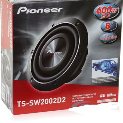 Pioneer - TS-SW2002D2 - 8" 600W Shallow Subwoofer with Dual 2" Voice Coils image 4