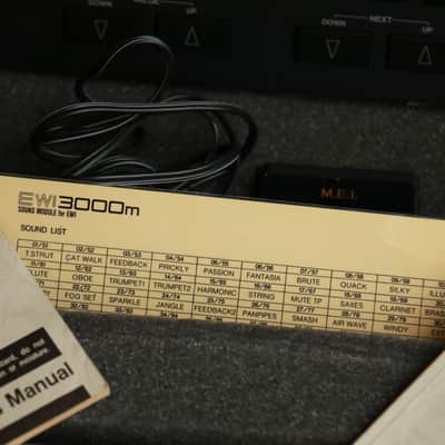 Akai EWI3000 w/ EWI3000m Analog Monophoinc Wind Synthesizer & Controller image 5
