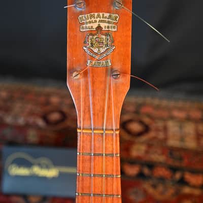 Vintage 1920s Kumalae Soprano Ukulele All Koa All Original with Case 21" 12 Fret image 3