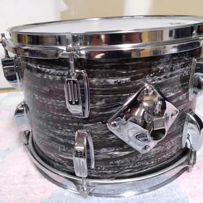 Rogers 12" R-360 tom  1968 Black Oyster/Strata image 3