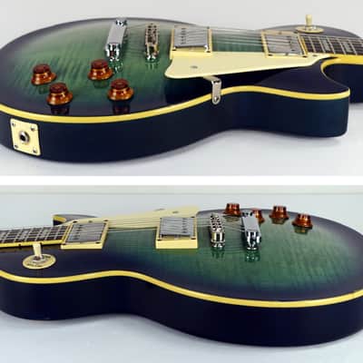 2002 Epiphone Les Paul Standard Limited Edition Blue Green Burst