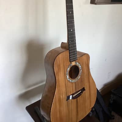 Chaker Guitars Rare woods custom dreadnought 2014 - French rub image 1