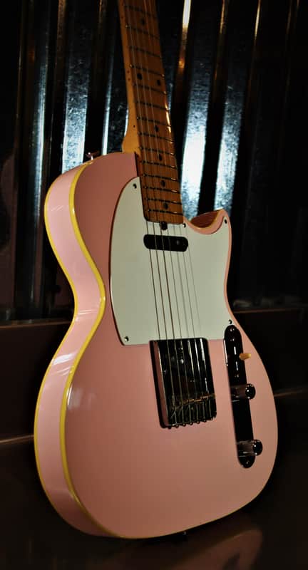 Strings & Things St. Blues Custom Bluesmaster II 1984 Shell Pink. Guitar that ruined Billy Squier image 1