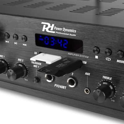 Power Dynamics PV240BT 4 Kanal Multimedia Verstärker mit Bluetooth image 6
