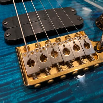 PRS 513 - Solid Brazilian Rosewood Neck - 2006 Blue Matteo image 7