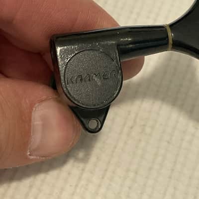 1 - 1980's Korean Era Kramer Bass Guitar Tuning Peg Tuner Machine Head 14MM image 6