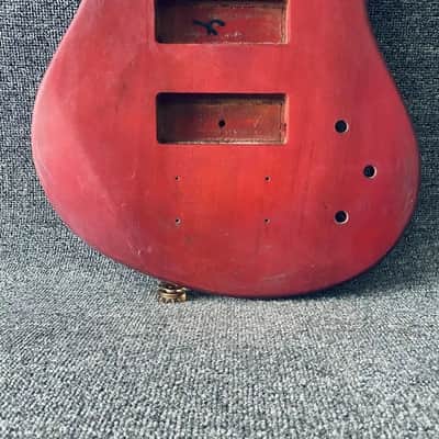 Red Bass Body for 5 or 6 String Project image 6