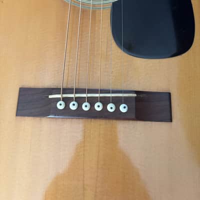 Vintage Jumbo by Tahara – New Yorker / Parlor Folk Guitar – Japanese Workshop – Original Case image 4