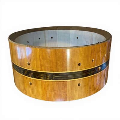 JDS Cherry/Wenge Stave Snare Shell - Tru-Oil image 3
