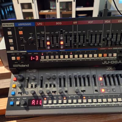 Roland JU-06A AND Roland JX-8 Boutique Series Synthesizer Modules With Stand image 1