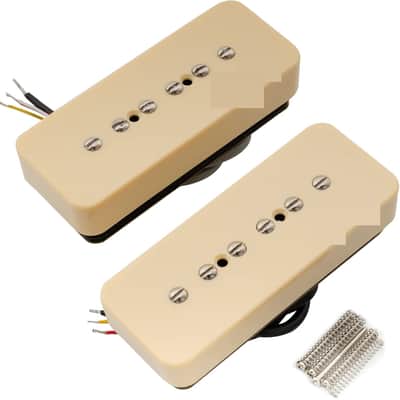 Soapbar Ceramic Single Coil Pickup Neck Bridge Pickups Set 10K/16K image 2