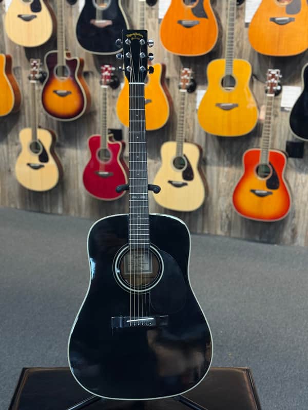 Sigma by Martin & Co DM-4B Acoustic Guitar - Black image 1