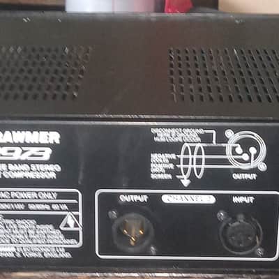 Drawmer 1973 Three Band Stereo FET Compressor 2015 - Present - Black image 3