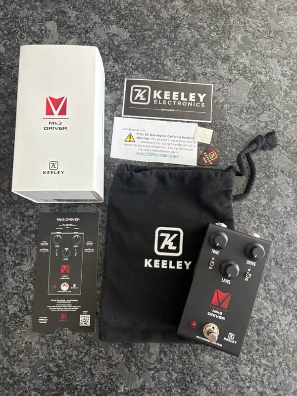 Keeley Muse Driver Andy Timmons Signature Overdrive 2024 - Black / Red image 1
