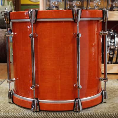 Pearl 12x14 Pipe Band Tenor Drum in Orange Lacquer image 2