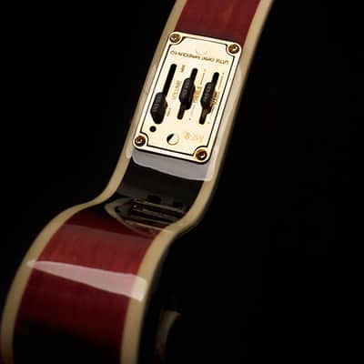 Washburn M3SWETWRK Florentine Mandolin Electric Wine Red w/ Case (B-Stock) image 8