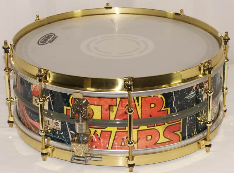 STAR WARS Comic Book Wrapped Ludwig Acrolite Snare image 1