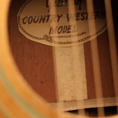 1957 Gibson Country Western SJN Natural acoustic flattop image 6