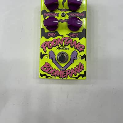Steel Panther Poontang Boomerang Digital Delay Rare Guitar Effect Pedal + Box image 2