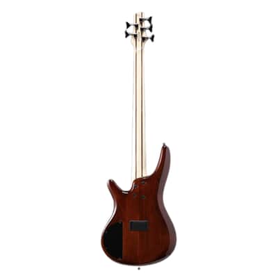 Ibanez Standard SR375E Fretless 5-String Bass Guitar - Brown Burst image 4