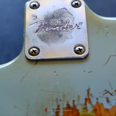 Fender Stratocaster Blue Gray Aged Relic Made in USA image 7