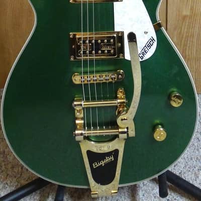 2006 Gretsch Elliot Easton G5570 Electromatic in Cadillac Green Sparkle with Gator hard shell case. image 1