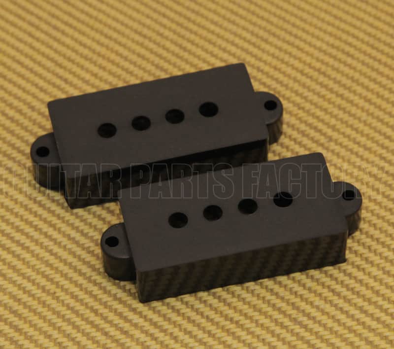 PCO-B Oversized Black Pickup Covers for P Bass image 1