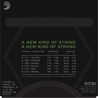 NYXL1156 11/56 Medium Top / Extra-Heavy Bottom D'Addario image 3