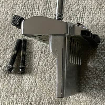 80’s Kahler 2520 Tremolo Bridge Vibrato Chrome Complete w Arm + Studs USA Patent Applied For image 5