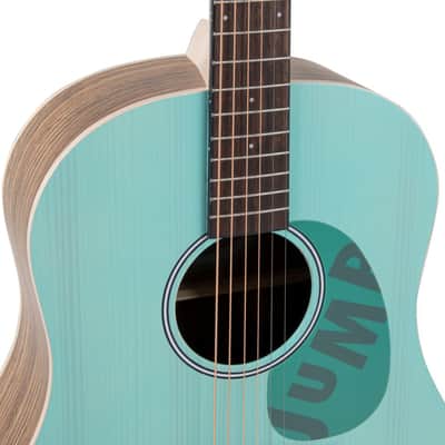Applause AAS-69-T Applause Jump Series Dreadnought Slope Shoulders Solid European Spruce Top Maple Neck 6-String Acoustic Guitar - Celeste image 4