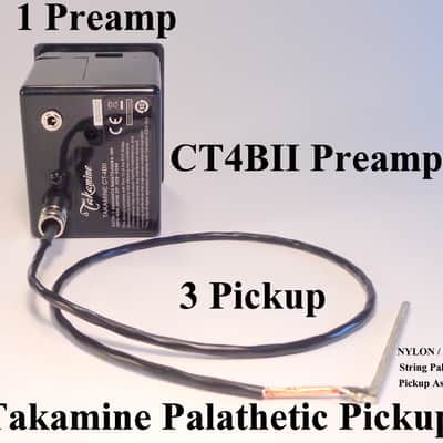Takamine DIY UpGrade Kit CT4BII Preamp / TP0808C Output Jack Assembly / TP0821 Preamp Mounting Frame / TP0807 Palathetic Pickup image 6