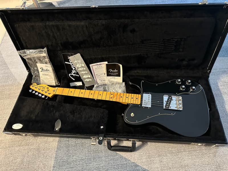 Fender 72 Telecaster Custom FSR Made in USA 2008 - Black image 1
