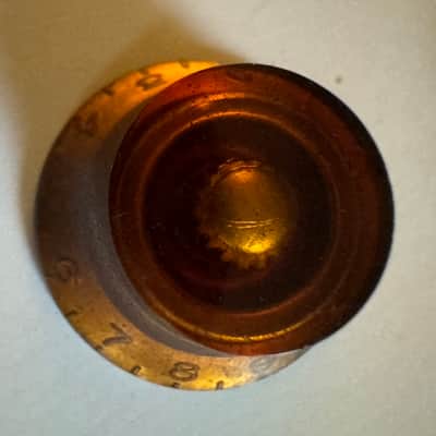 Gibson Les Paul 1980’s - Amber Top Hat knobs set of 2 image 8