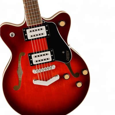 Gretsch G2655 Streamliner™ Center Block Jr. Double-Cut Electric Guitar with V-Stoptail, Laurel Fingerboard, Claret Burst image 3