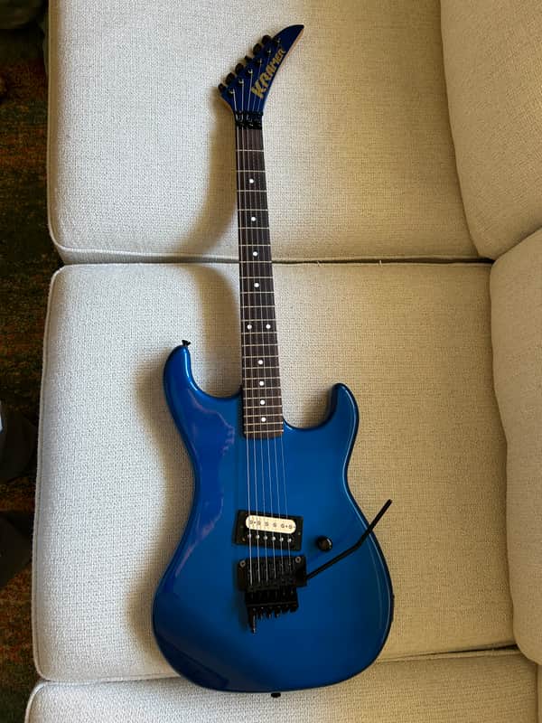 Kramer EK-1B 86-87 - (ESP Japan made) Candy Blue image 1