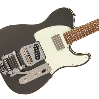 Fender Squier FSR Classic Vibe '60s Custom Telecaster SH w/Bigsby - Charcoal Frost Metallic w/Matching Headstock image 1