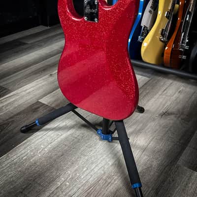 Squier Limited Edition Bullet Stratocaster SSS - Red Sparkle image 8