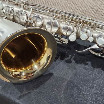 Mint condition C.G. Conn New Wonder II C-Melody Saxophone 1926 - Satin Silver Plate image 6