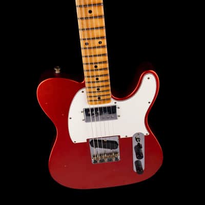 Pre Owned 2024 Fender Custom Shop Postmodern Telecaster HS Journeyman Relic Faded Aged Candy Tangerine With OHSC image 3