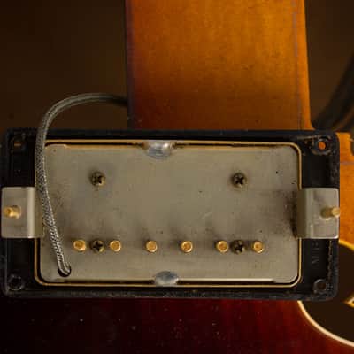 Gibson ES-350TD Thinline Hollow Body Electric Guitar (1961), ser. #R6078-10, original brown hard shell case. image 19