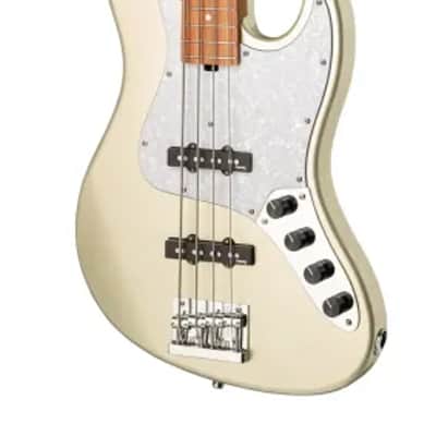 Sadowsky MetroExpress 21-Fret Vintage J/J Bass, Morado Fingerboard, 4-String - Solid Champagne Metallic High Polish image 4