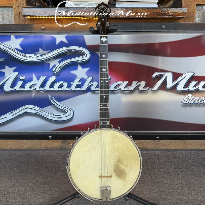 Vega Style M Tubaphone 1909 - 4-String Banjo w/Original Case & Accessories USED image 1