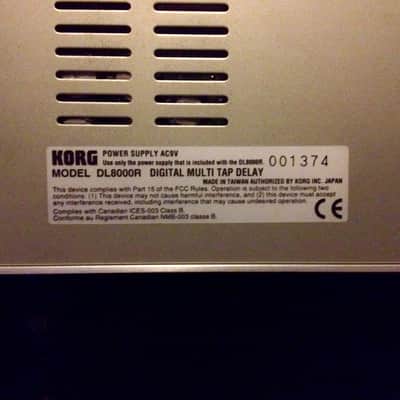 Korg DL8000R Multi Tap Delay image 8